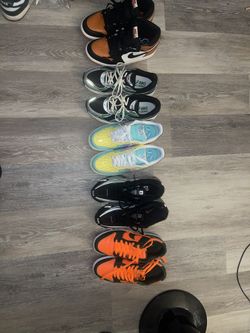 Different sneakers All Size 9 But Air Forces 8.5 All 50 A Piece