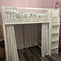 Pottery Barn Penelope Loft Bed & Mattress