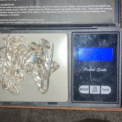 925 silver/plata figaro chain/cadena