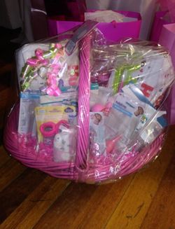 Baby Shower Baskets Girl