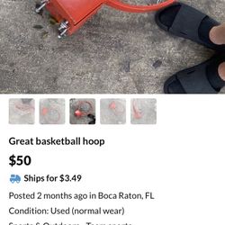 Great basketball hoop