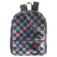 Sequined Checkered  Backpack.  Selling For $20.  Regular Price For $40.00. 