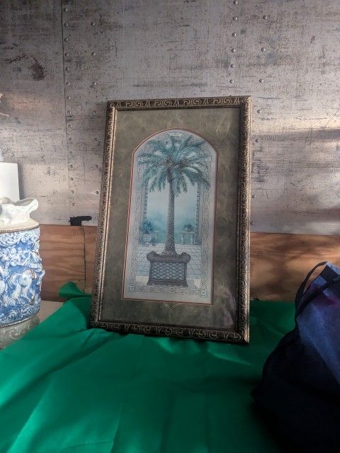 Palm Tree In A Basket