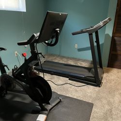 Peloton Generation 3 bike, Bowflex Max trainer M5, Xterra treadmill 