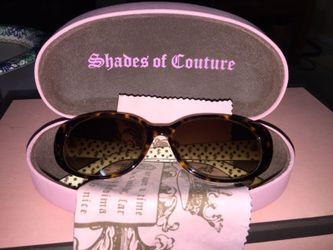 Juicy Couture; Sunglasses, cleaning cloth & case