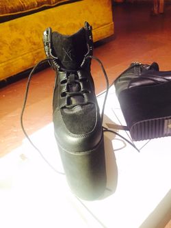 Hi platform sneakers