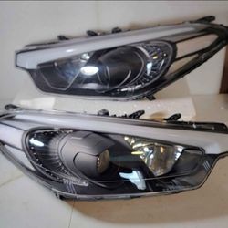 14-16 Kia Forte Projector Headlights Luces Calaveras Micas Faros Focos Faroles Headlamps 