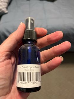 24-1 oz cobalt blue glass spray bottles.