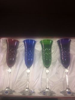 Wine glasses crystal