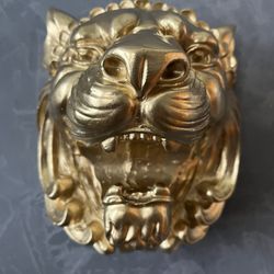 Gold Lion Head