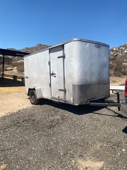 2023.  ENCLOSED TRAILERS,  12’ X 6’ , TITLE IN HAND
