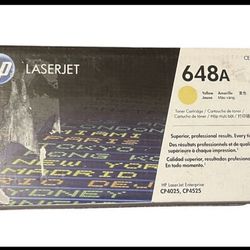 NEW SEALED HP CE262A Laserjet 648A Yellow Toner Print Cartridge