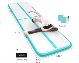 Inflatable Gymnastics Airtrack Tumbling Mat Practice Gymnastics