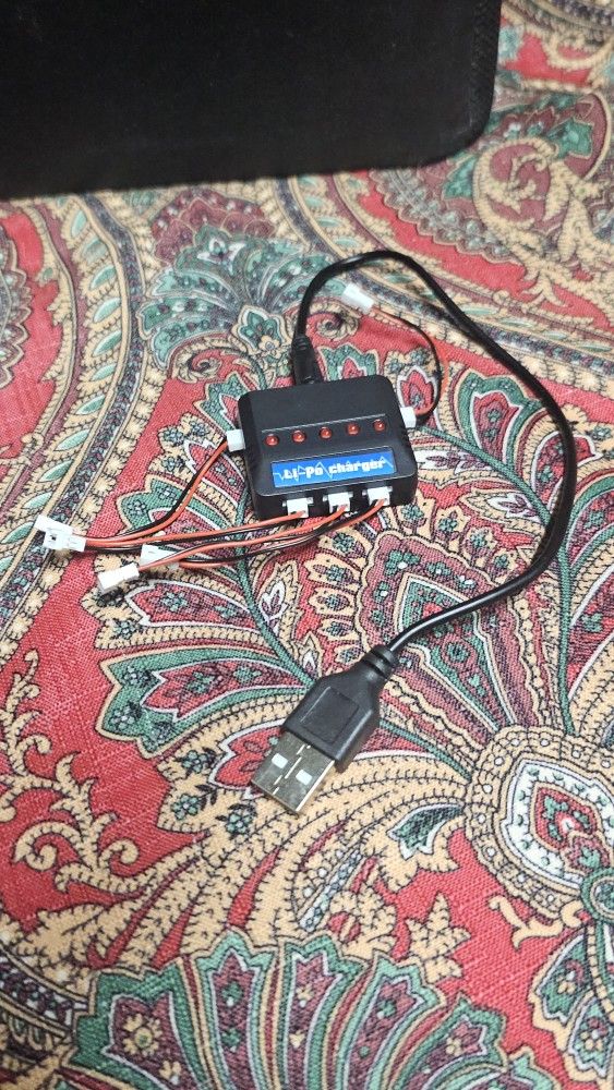 5 Port Parallel USB Multiple Charger for Li-Po Batteries