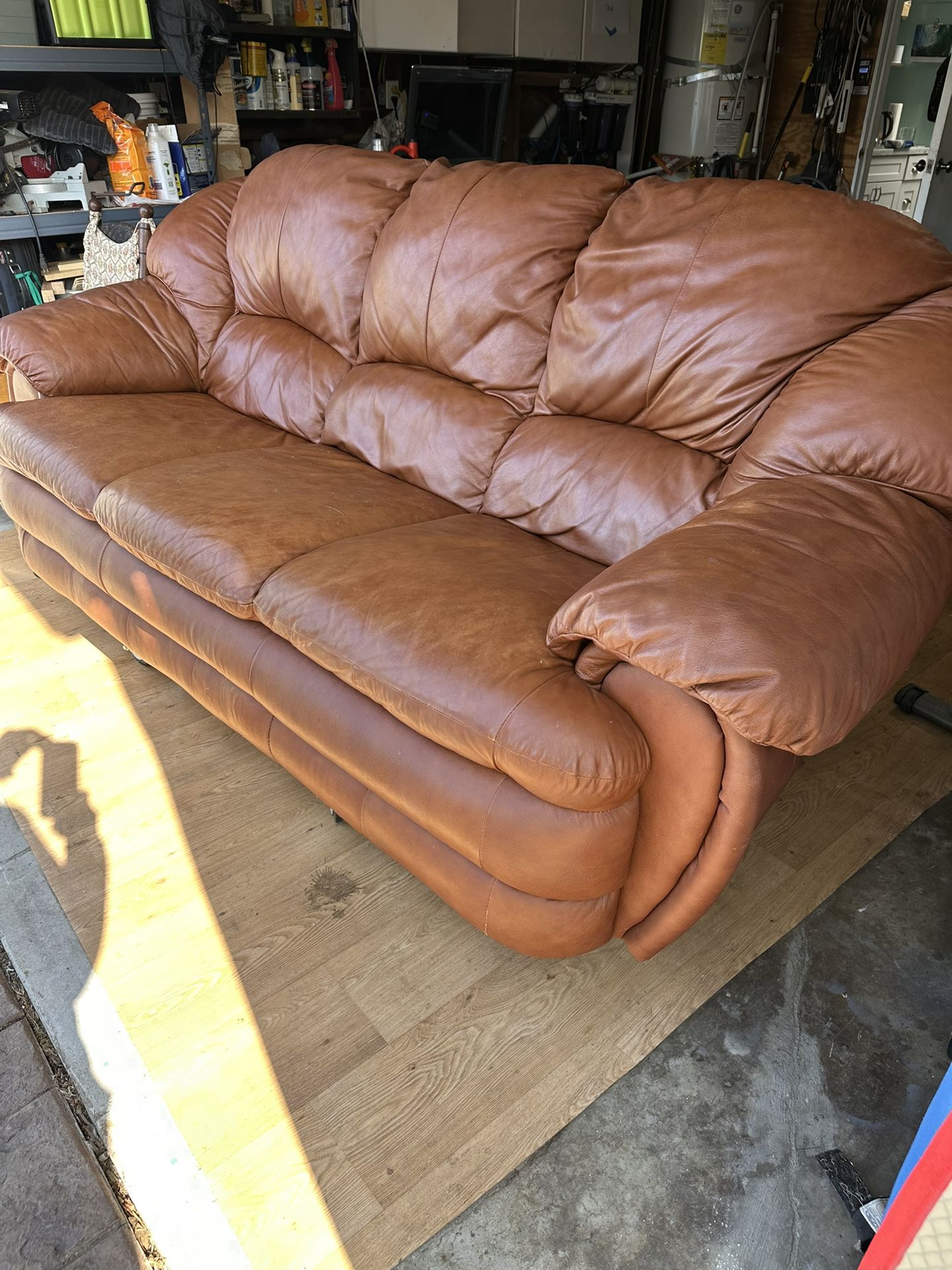 Leather Couch And Loveseat