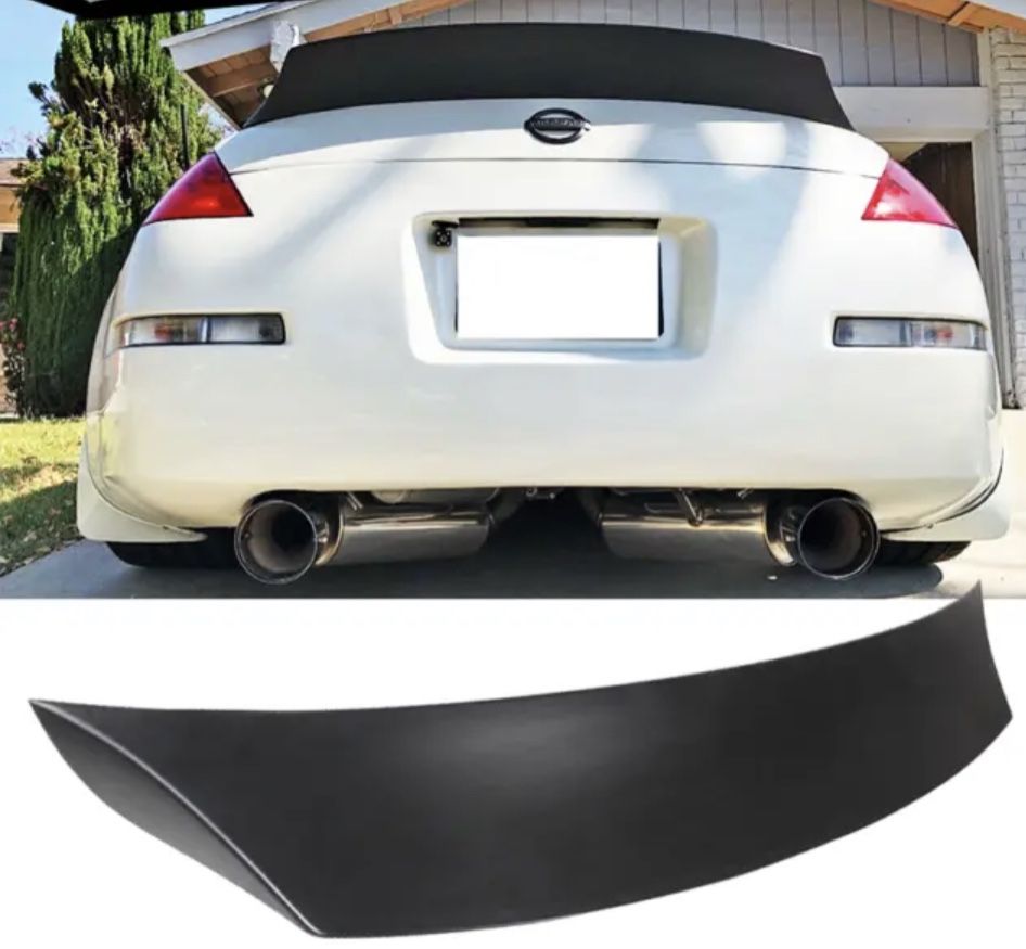Fits 03-09 Nissan 350Z Fairlady Z33 Unpainted ABS Duckbill Trunk Spoiler Wing