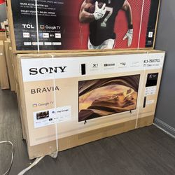 75 INCH SONY X77CL SMART 4k TVS AI THIN Q TV SALE 