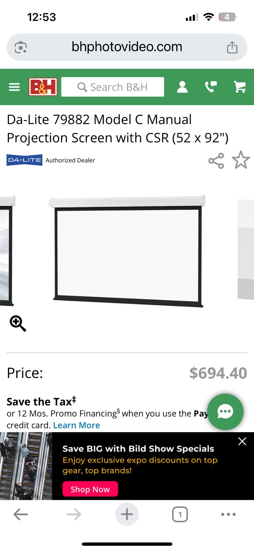 Projector Screen- High Quality