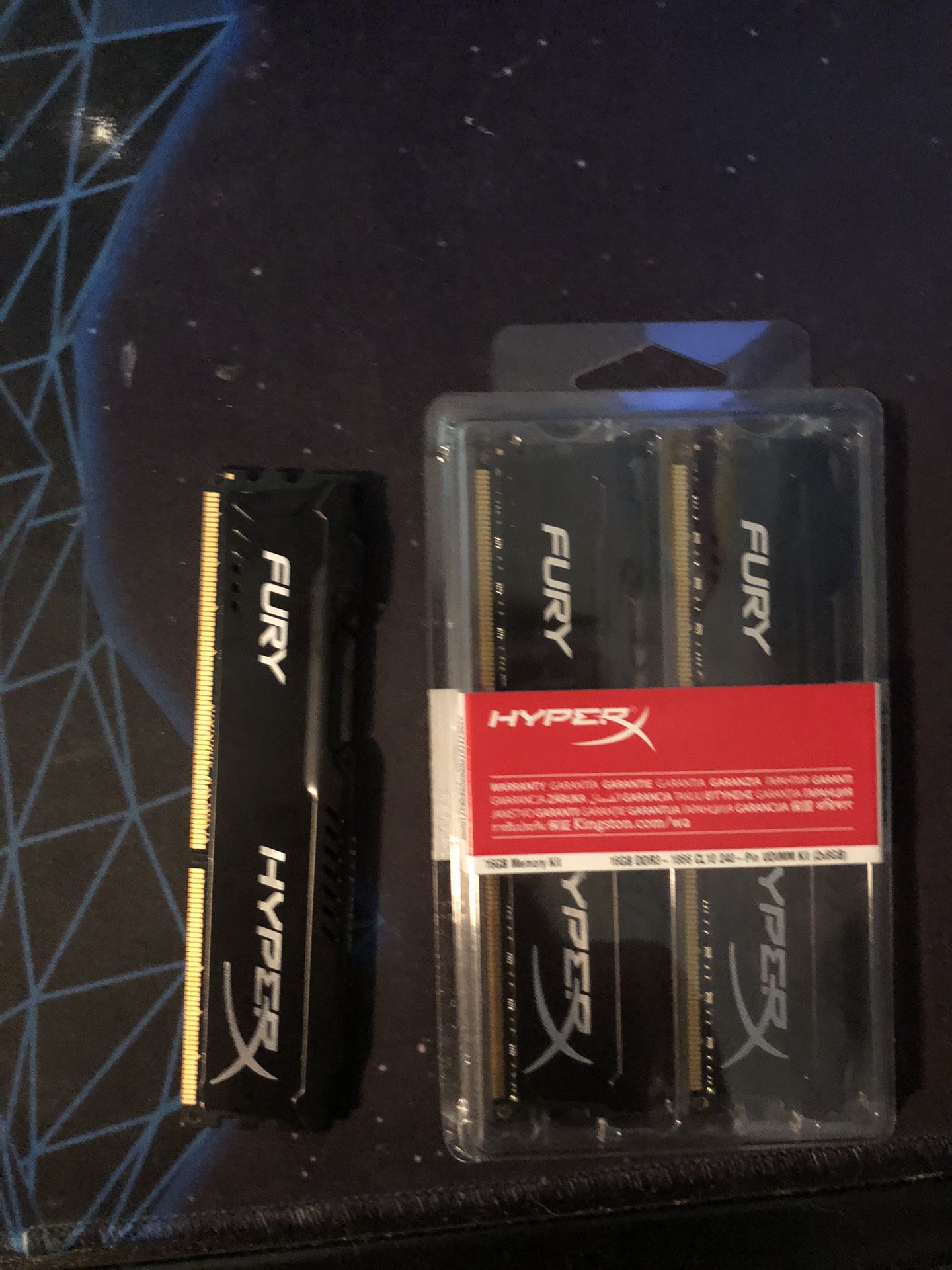 HyperX Fury 2x8 gb (16 gb set) RAM