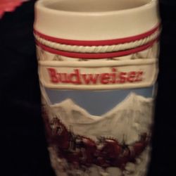 Hand Crafted Ceramic Budweiser Mugs
