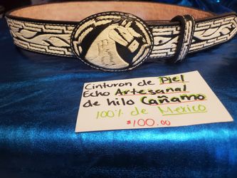 Cinturones Vaqueros de Piel / Leather Cowboys Belts 💯 Mexico