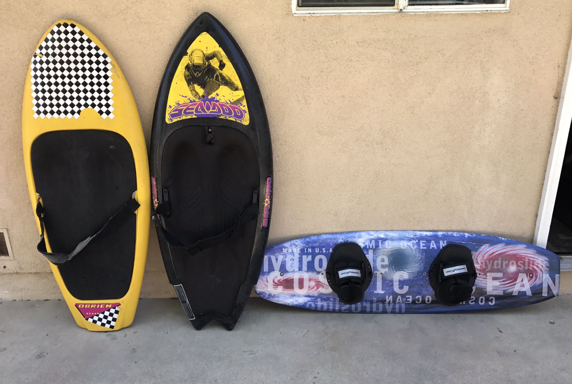 Water Toys - 2 Kneeboards and 1 Wakeboard