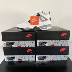 Air Jordan 4 Retro OG White Cement 2025