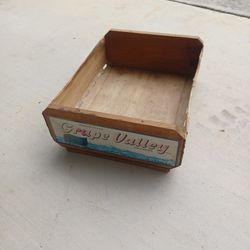 Antique Table Grapes Crate