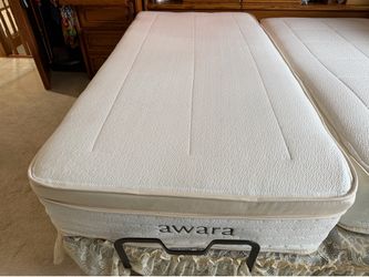 Like New Awara Premier Luxury Natural Latex Hybrid Twin XL Mattress