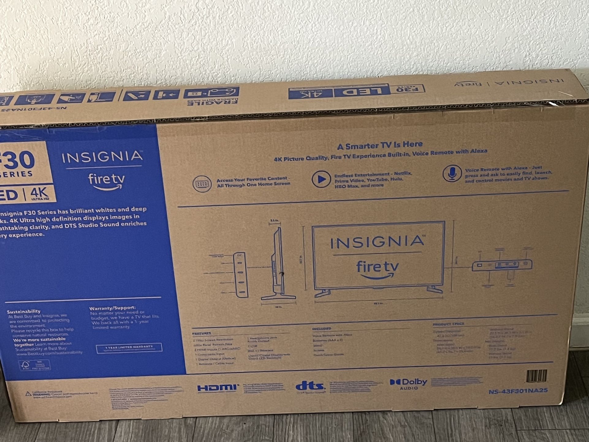 43” Fire stick TV Never Opened