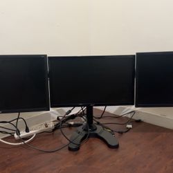 Acer 3 Monitors With Monitor 3 Piece Stand Arm