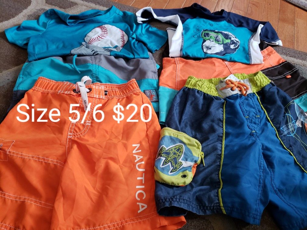 Size 5/6 Boys Swimwear