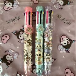 Labubu Multicolored Pens 