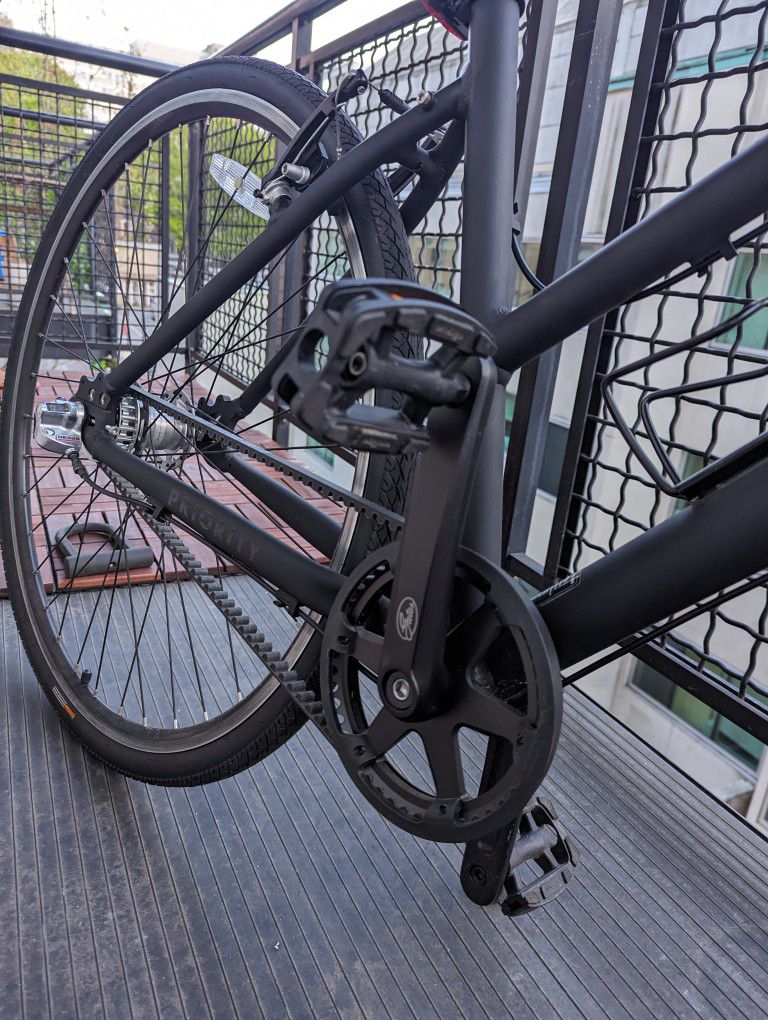 City Bike With Gates Carbon Drive Belt by Priority