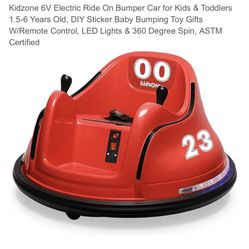 Kids 6v Electric Ride