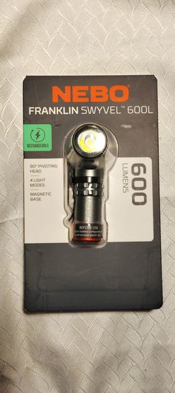NEBO Franklin Swyvel 600L Rechargeable Flashlight