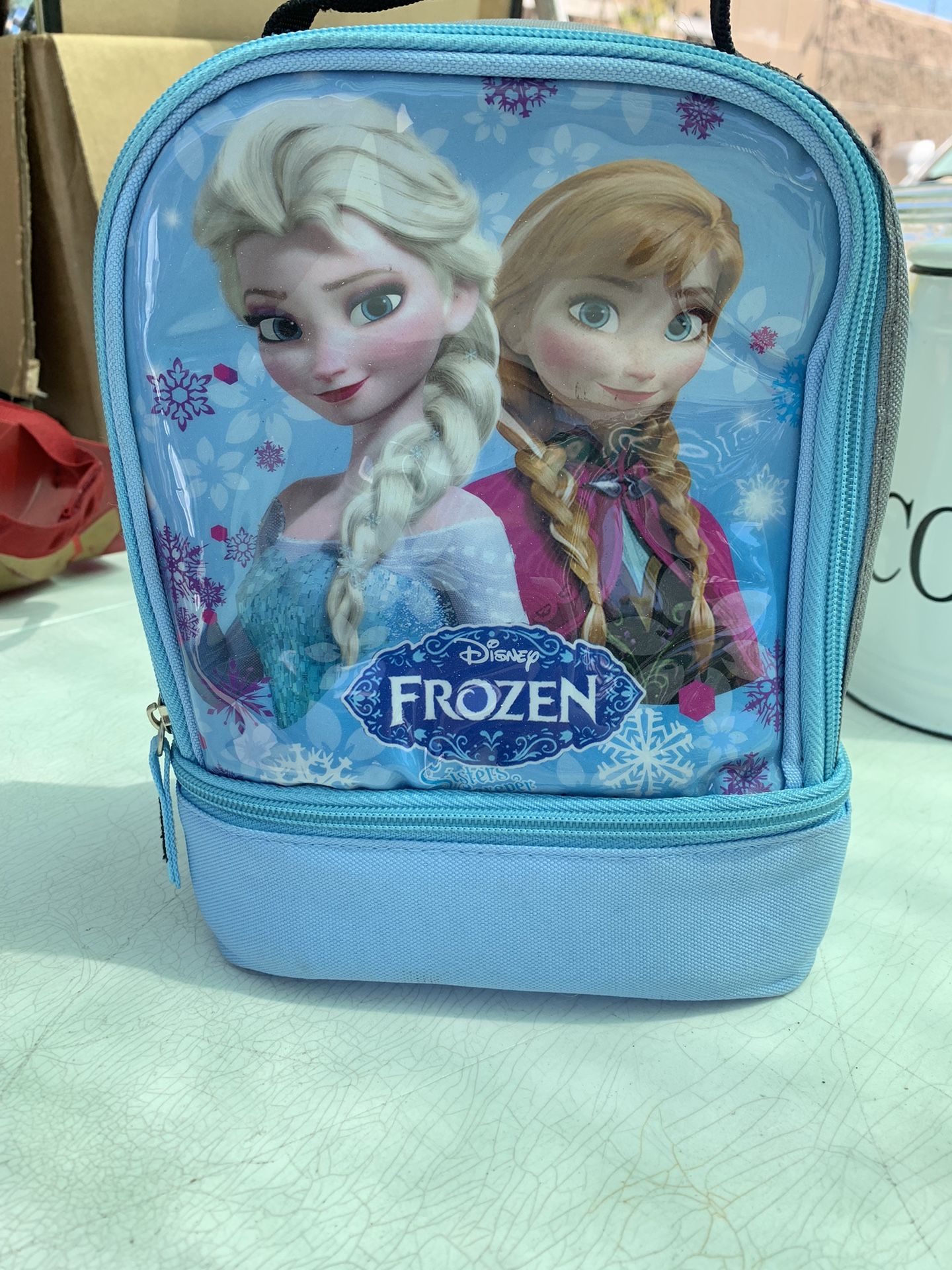 Frozen   Elsa  And  Anna  Lunch Bag   