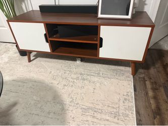 Modern 2 and 3 seater  couch for sale, Full body standing mirror and Tv stand all in Excellent condition