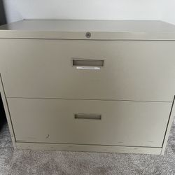 Metal file cabinet