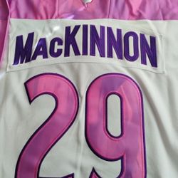Colorado Avalanche Nathan McKinnon Hockey Fights Cancer Jersey