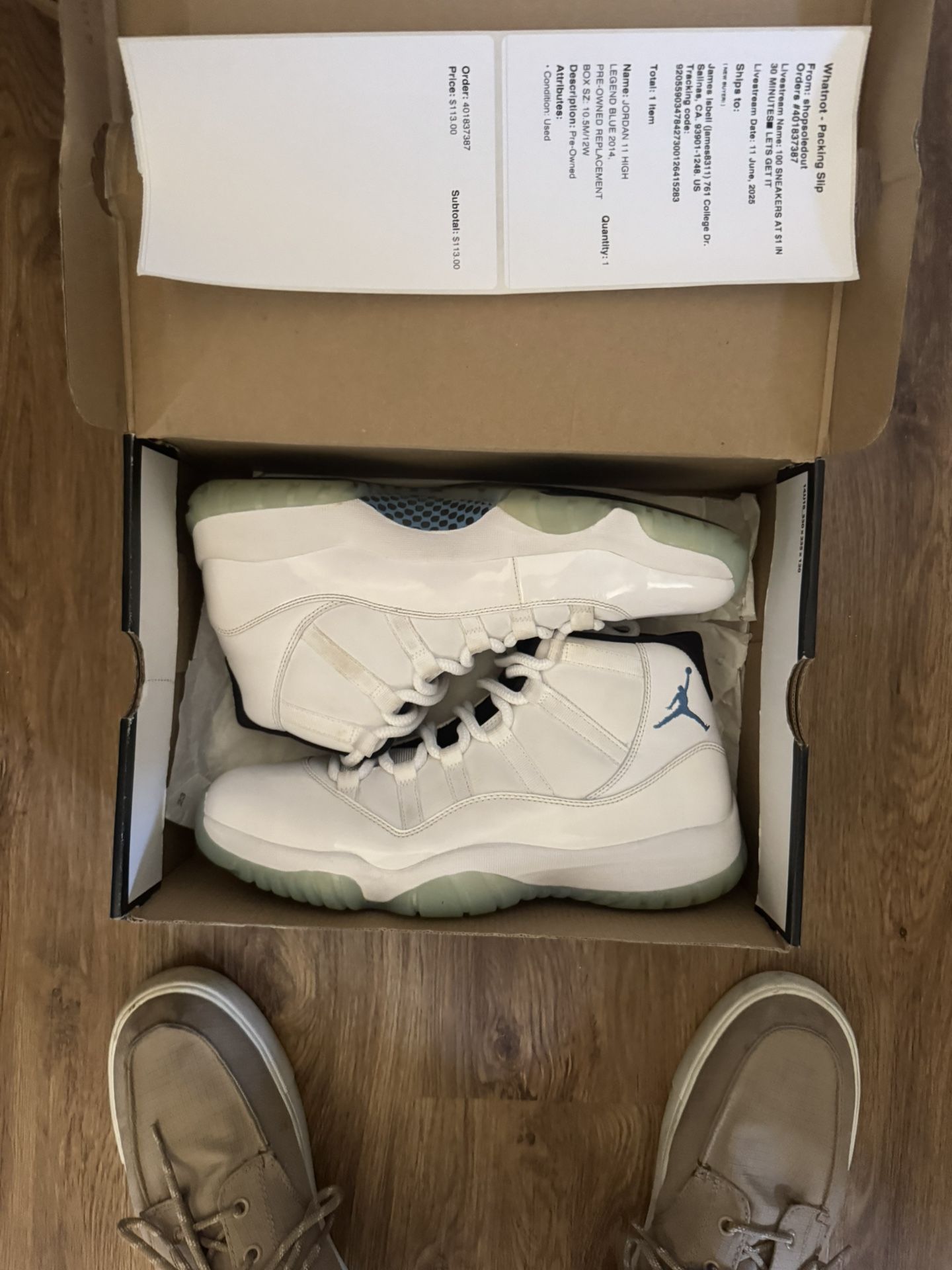 Jordan 11 High Legend Blue 2014