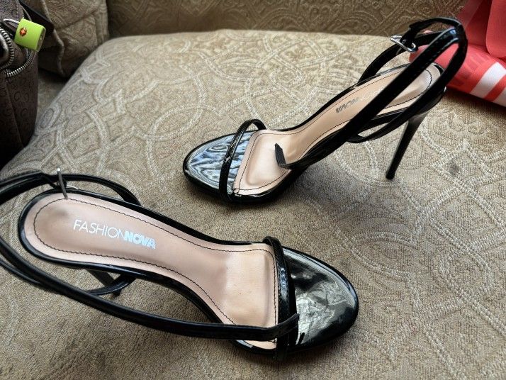 Black Sexy Heel Shoe