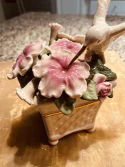 porcelain music box by Lenox