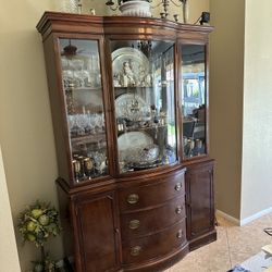1950’s Vintage China Cabinet 