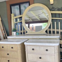 Gorgeous Fairmont king bedroom set solid wood