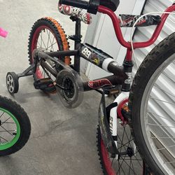 Toddler, mountain bike, Hot Wheel bike