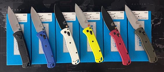 Benchmade 535 Bugout 6 Colors to choose from