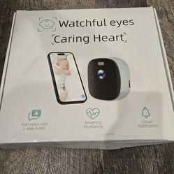 Smart Baby Monitor with Floor Stand, 2K Crib Camera with AI Breathing Monitor