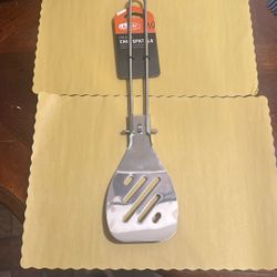 Collapsing Stainless Steel Camping Spatula 