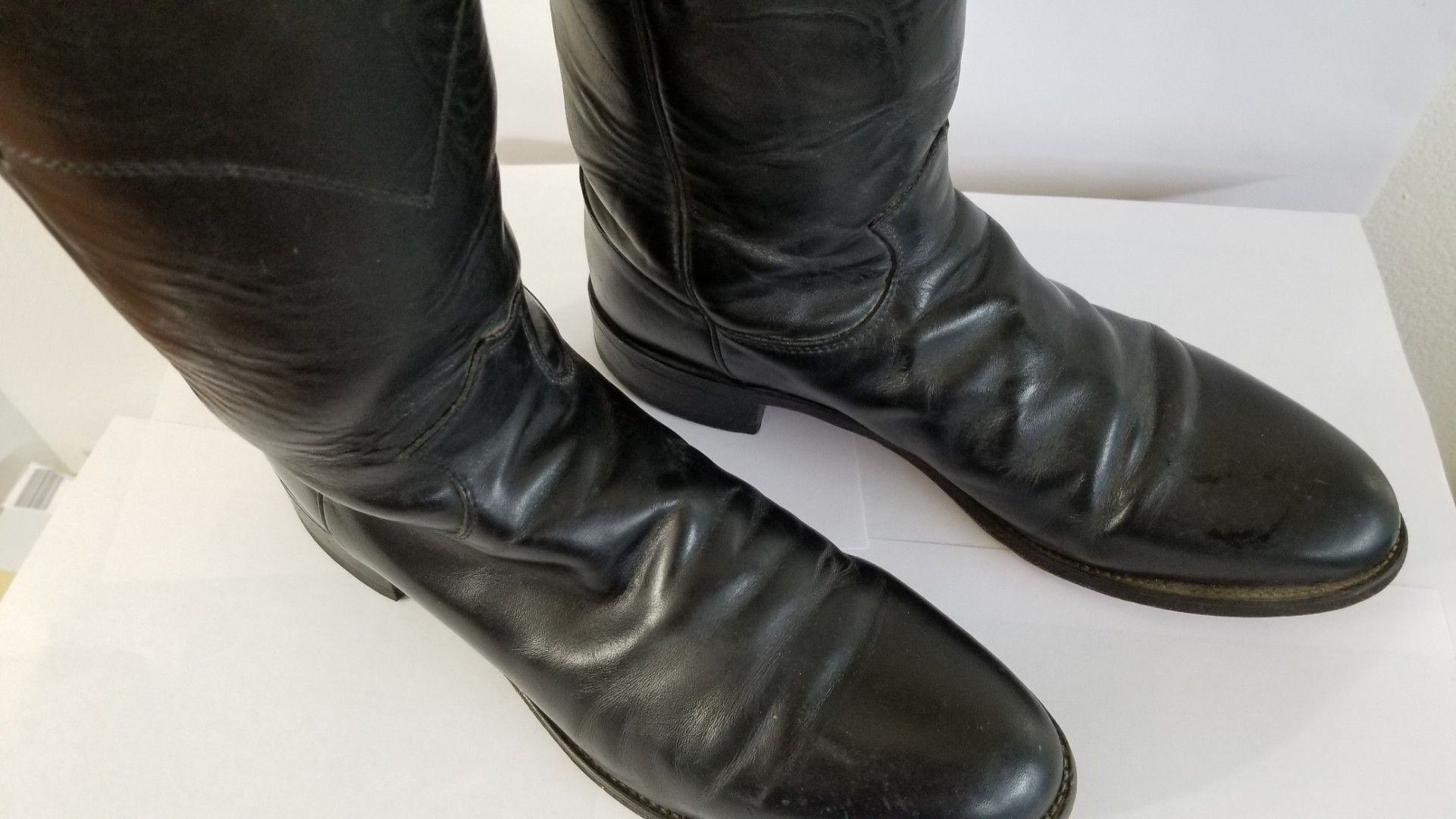Cowboy Boots, Leather Boots, Black Boots